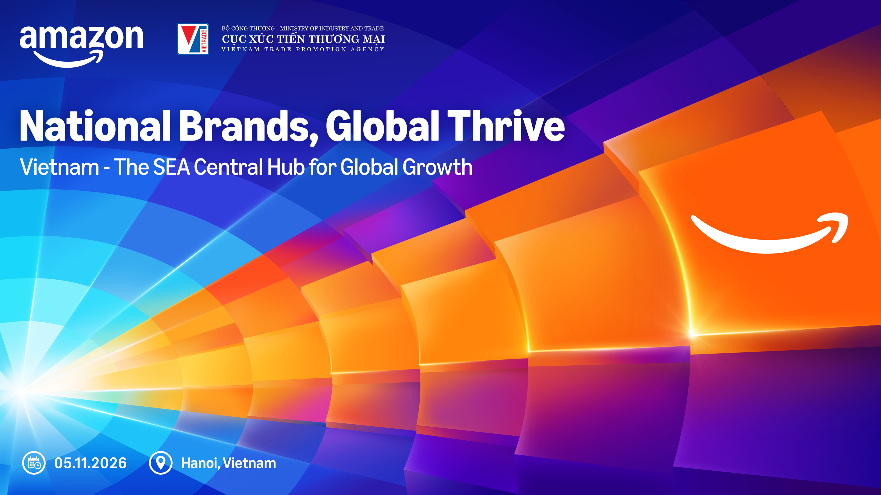 Amazon Global Selling Vietnam summit, National Brands, Global Thrive, Hanoi, 5 November 2026